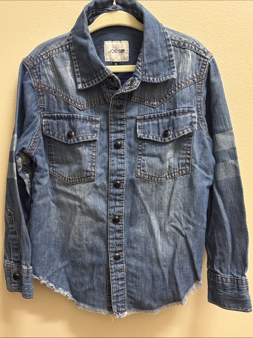 Kids JOES Jean button down- unisex